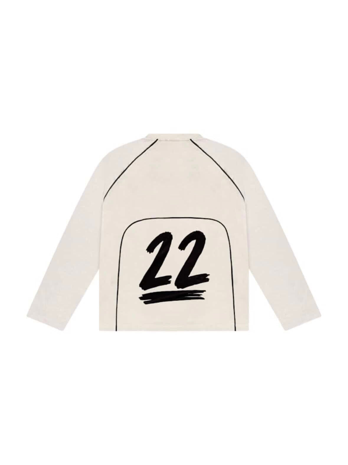 BRAZIL WHITE 22 FOOTBALL TSHIRT (LONGSLEEVE)