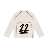 BRAZIL WHITE 22 FOOTBALL TSHIRT (LONGSLEEVE)