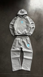 BRAZIL GREY/BLUE HOODIE