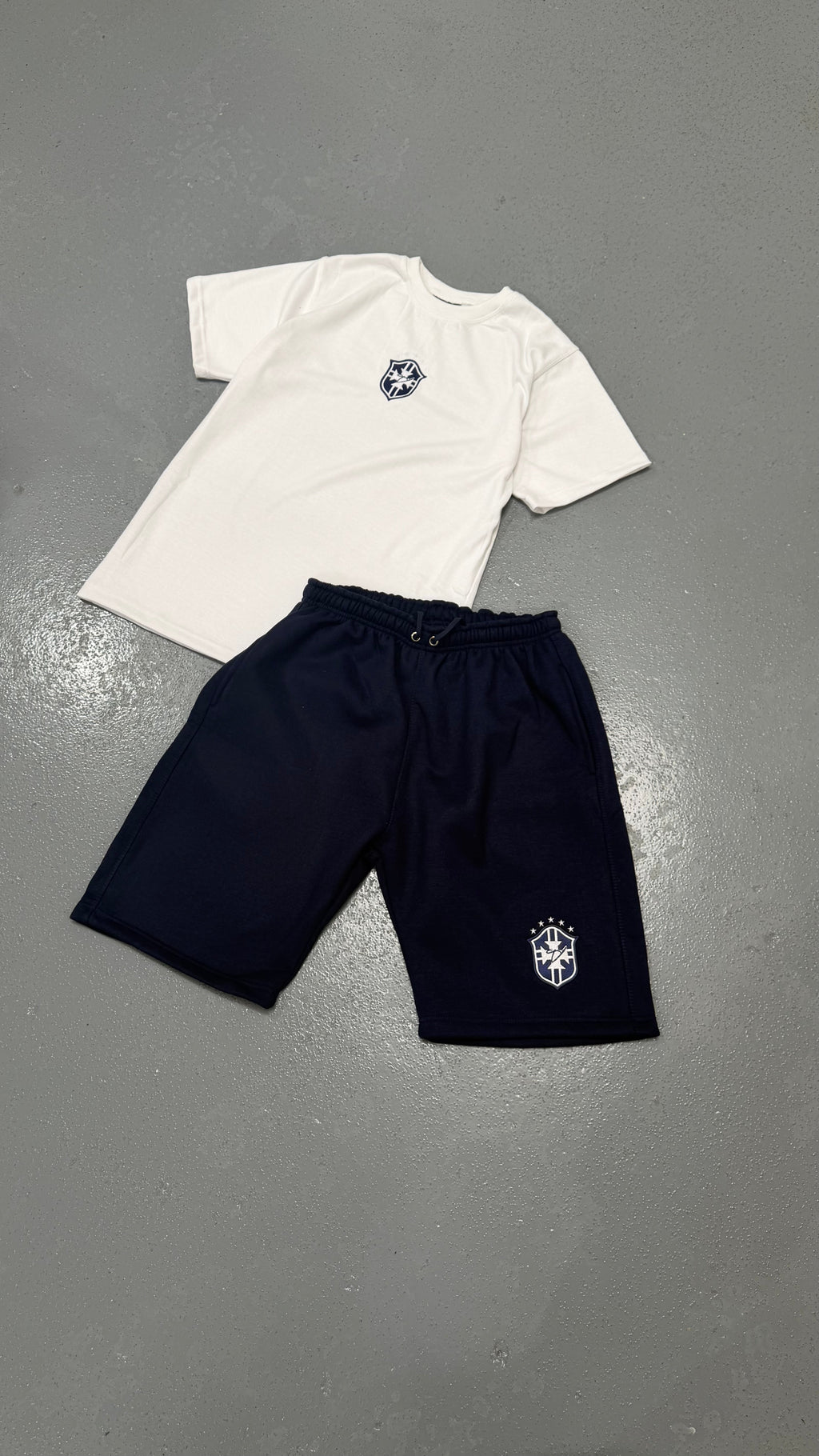 BRAZIL NAVY/WHITE TSHIRT