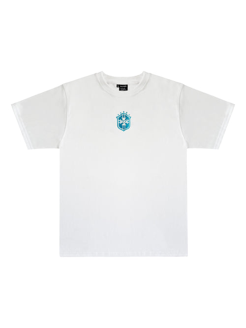 BRAZIL BLUE/WHITE  T-SHIRT