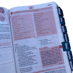 Bíblia da Mulher de Estudos Preta Aston Grande com Abas e Marca-Páginas (NAA)