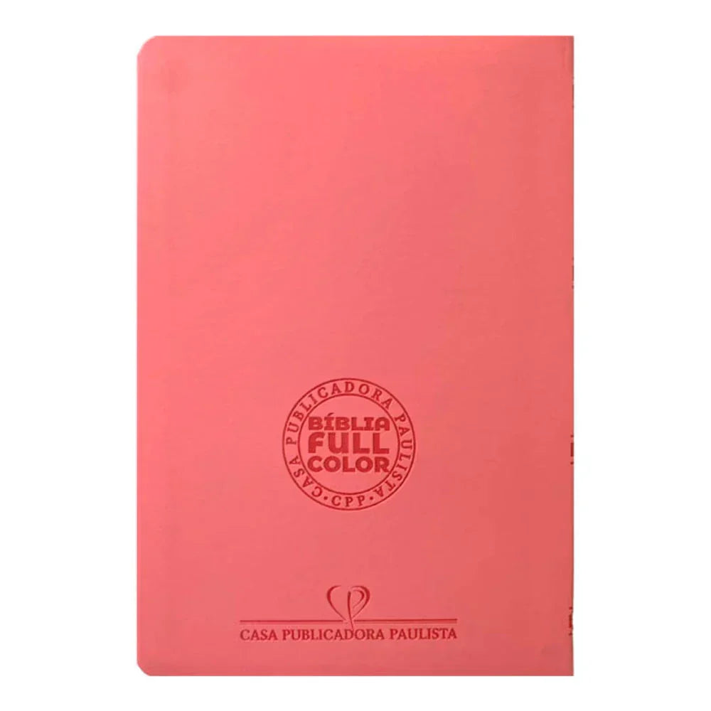Bíblia da Pregadora Fiel Rosa Pink, Full Color com Abas Adesivas (ARC)