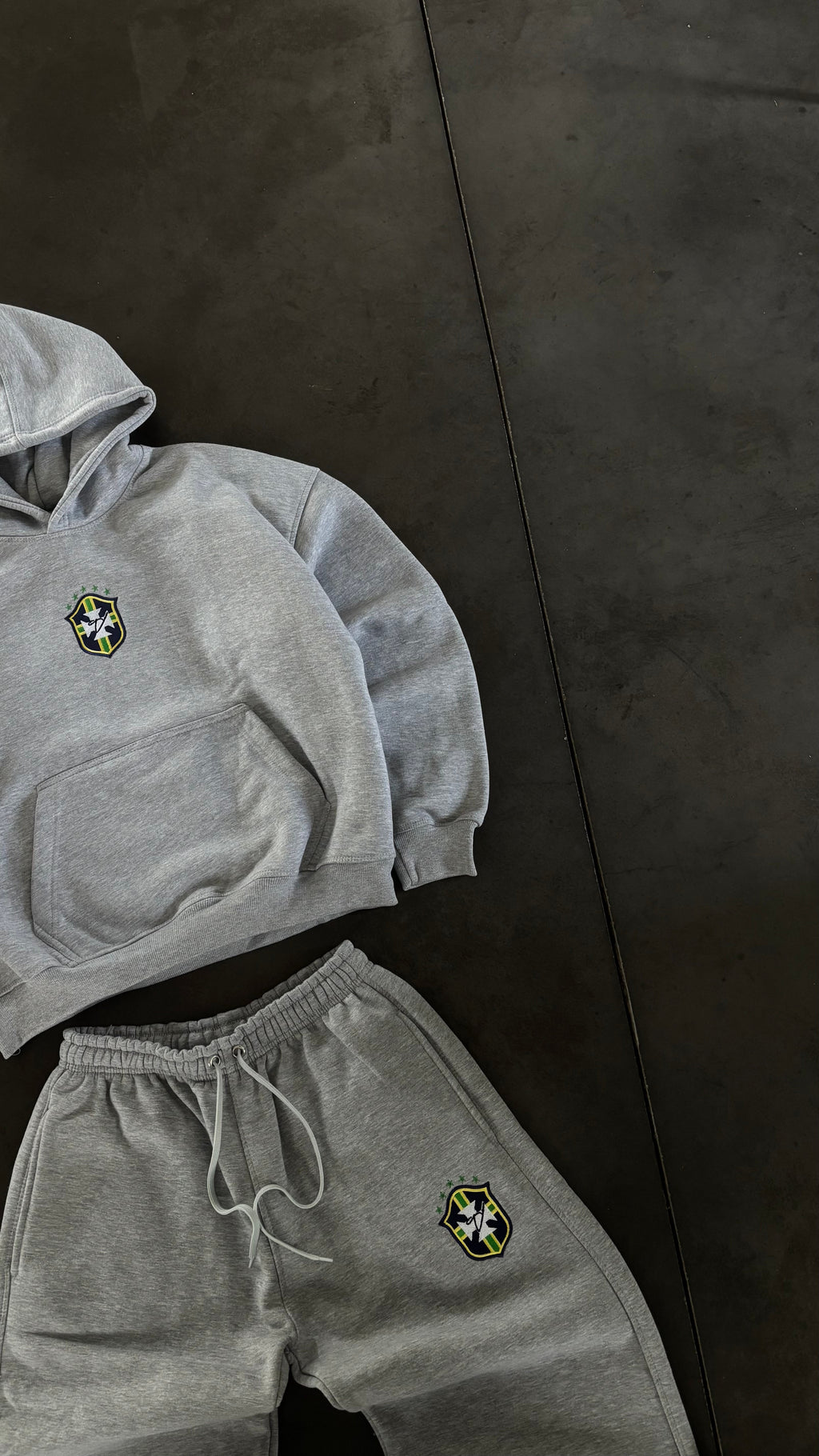 GREY BRAZILIAN HOODIE