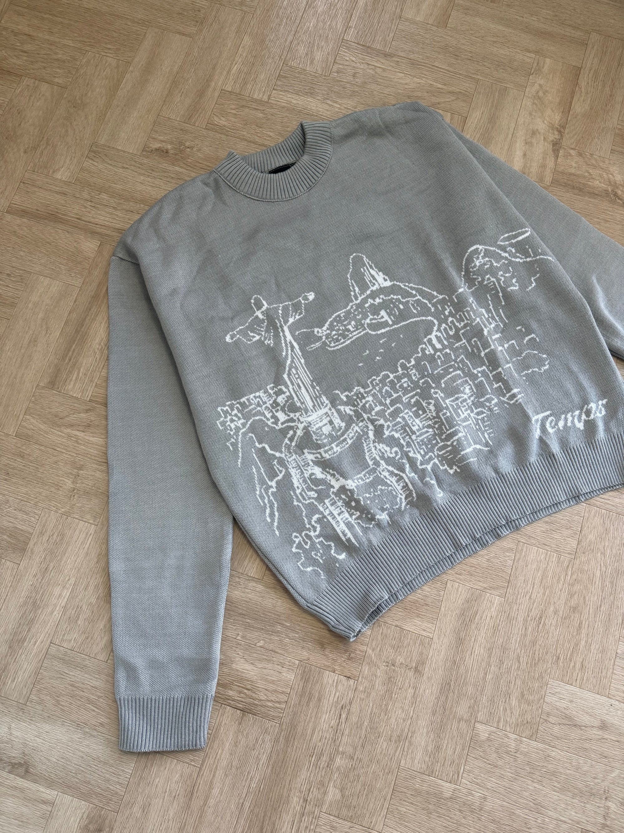 KNIT GREY