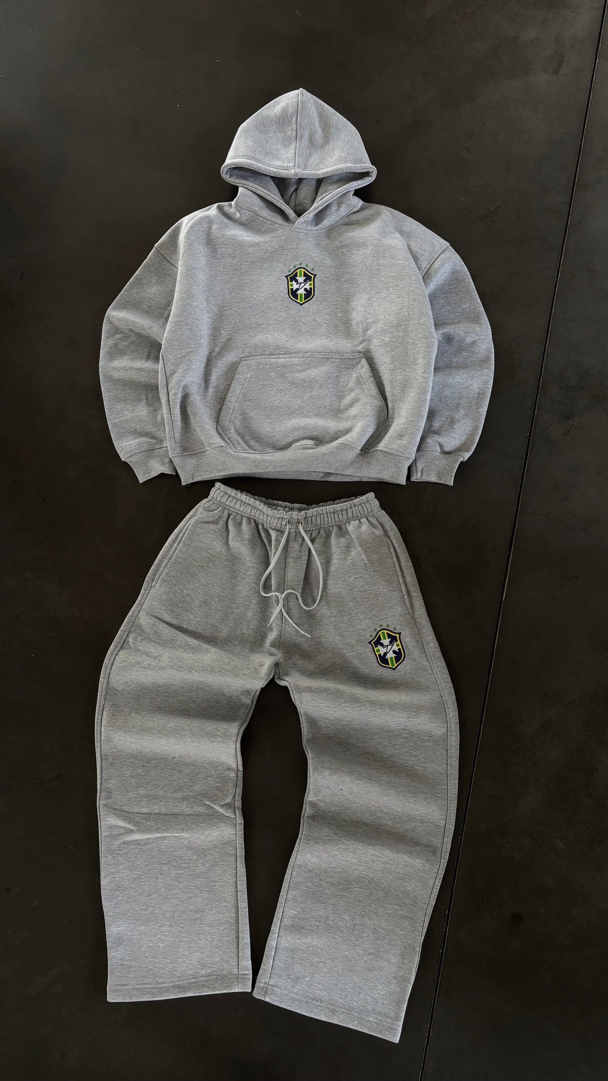 GREY BRAZILIAN HOODIE