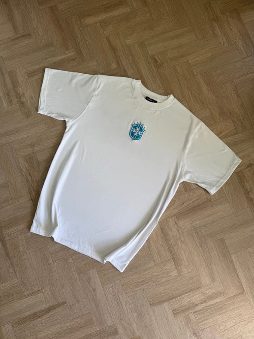 BRAZIL BLUE/WHITE  T-SHIRT