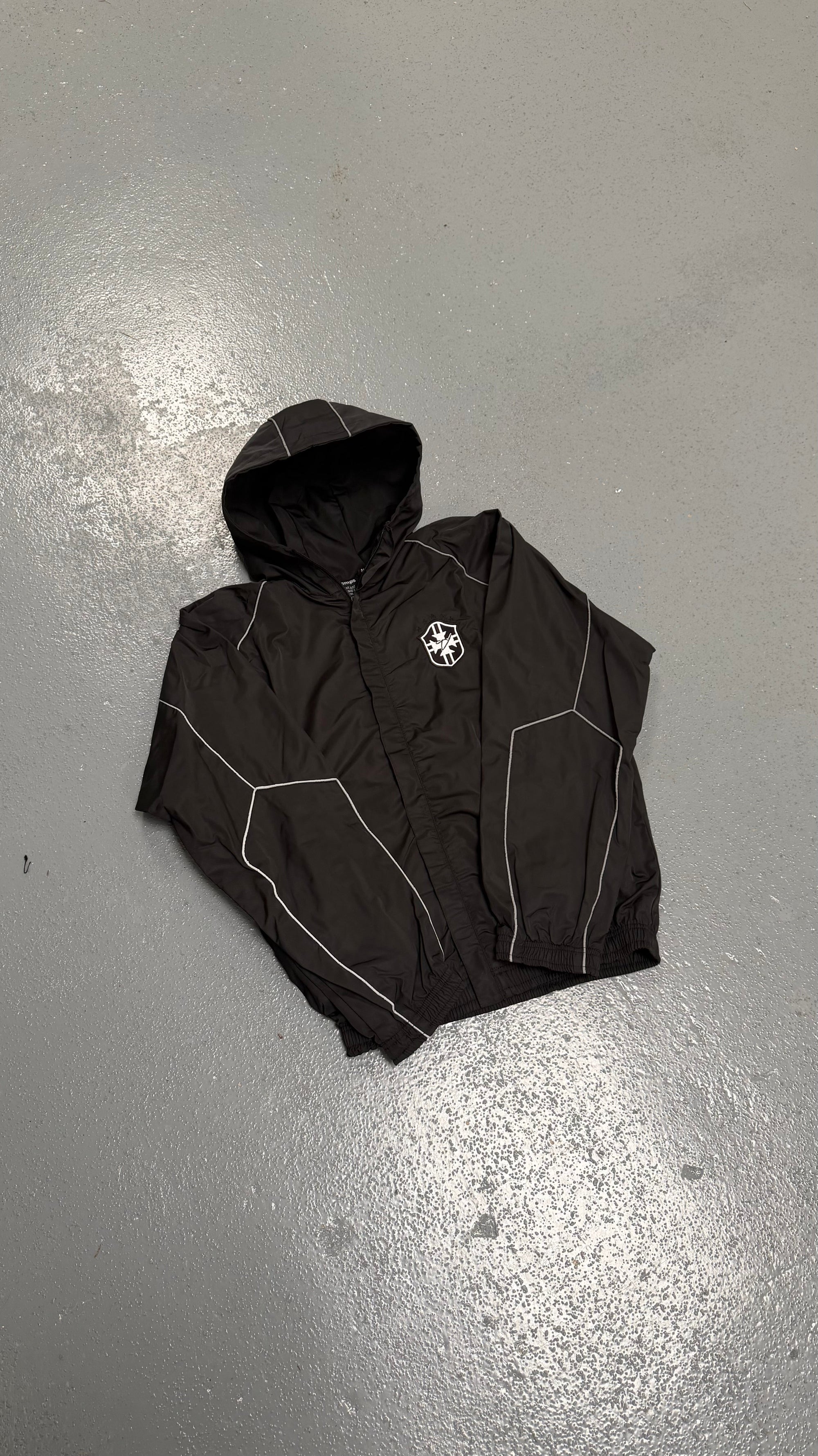 BRAZIL BLACK WINDBREAKER