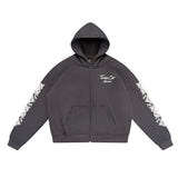 SMOKE GREY ZIP UP