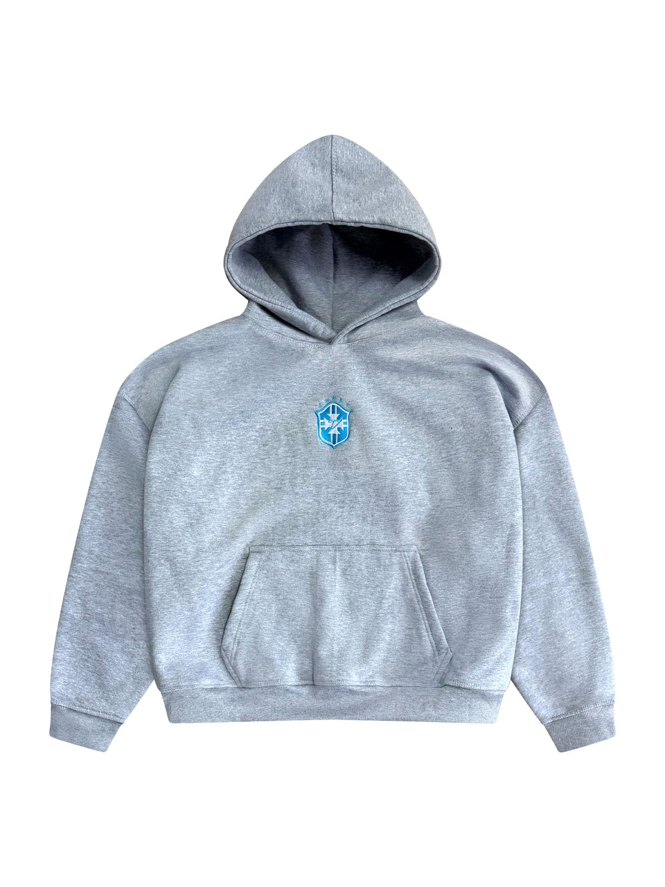 BRAZIL GREY/BLUE HOODIE
