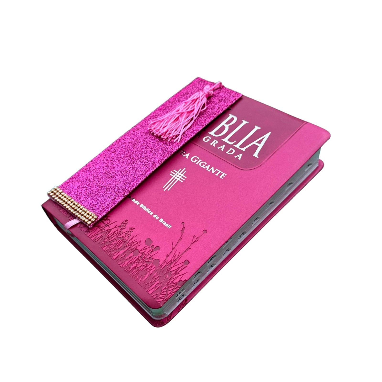 Bíblia Sagrada Capa Luxo Pink, Letra Gigante, Tradução NTLH